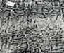 2 METRE İŞLEMELİ ŞİFON KUMAŞ - GRİ