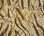 4 METRE LİKRALI DESENLİ KUMAŞ - KAHVE