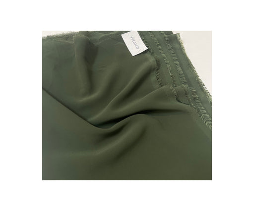 1,4 METRE KREP ŞİFON KUMAŞ - HAKİ