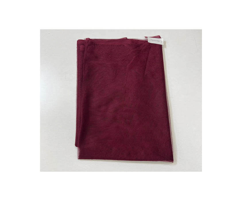 2,5 METRE HAYAL TÜL KUMAŞ - BORDO