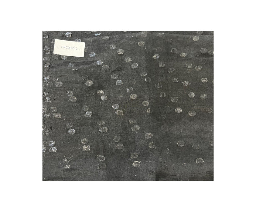 3 METRE PUANTİYELİ ORGANZE ŞİFON KUMAŞ - SİYAH