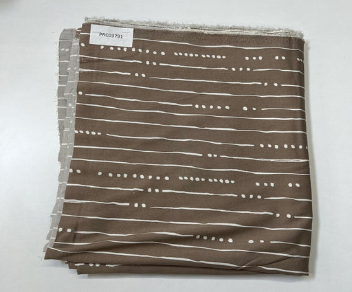 3,2 METRE DESENLİ LİKRALI KUMAŞ - VİZON