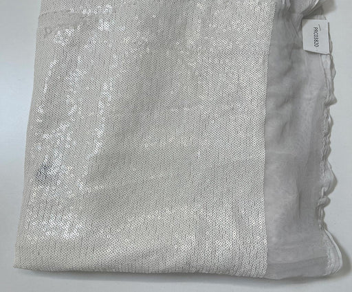 3,2 METRE ABİYELİK PUL PAYET KUMAŞ - EKRU
