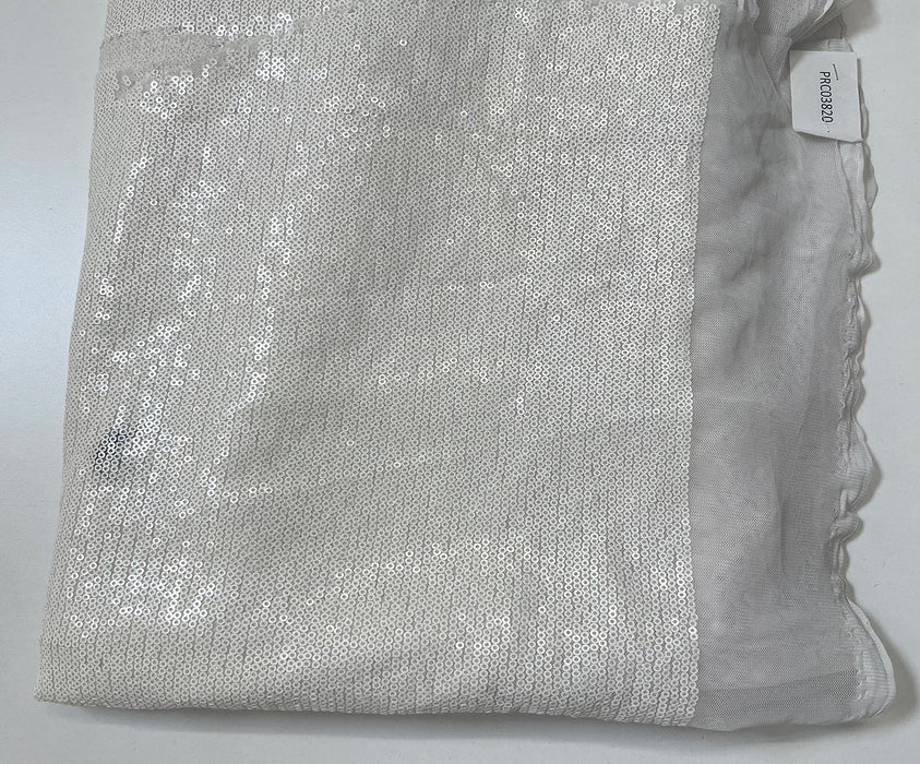 3,2 METRE ABİYELİK PUL PAYET KUMAŞ - EKRU
