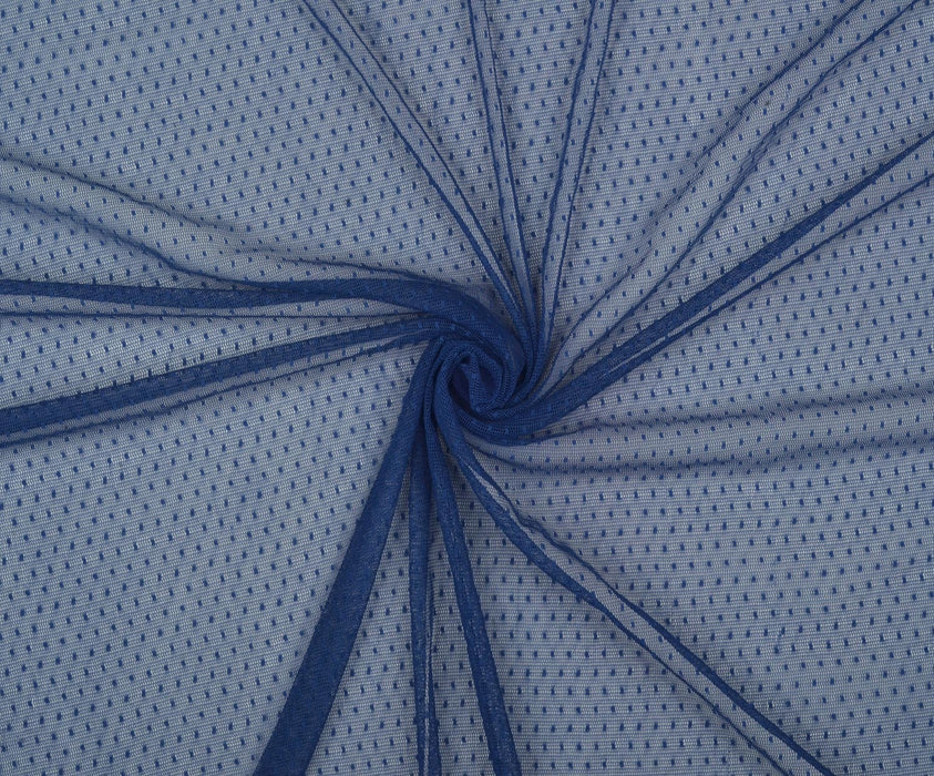 4 METRE DESENLİ TÜL KUMAŞ - SAKS