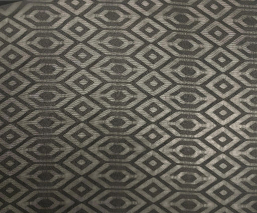 1,5 METRE DESENLİ ŞİFON KUMAŞ - SİYAH