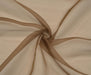 2,3  METRE ORGANZE ŞİFON KUMAŞ - KAHVE