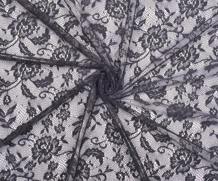 2,5 METRE DANTEL KUMAŞ - GRİ