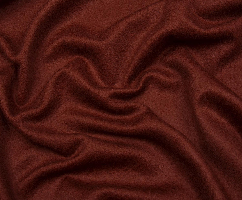 KAŞMİR EFEKTLİ KABANLIK KUMAŞ - BORDO