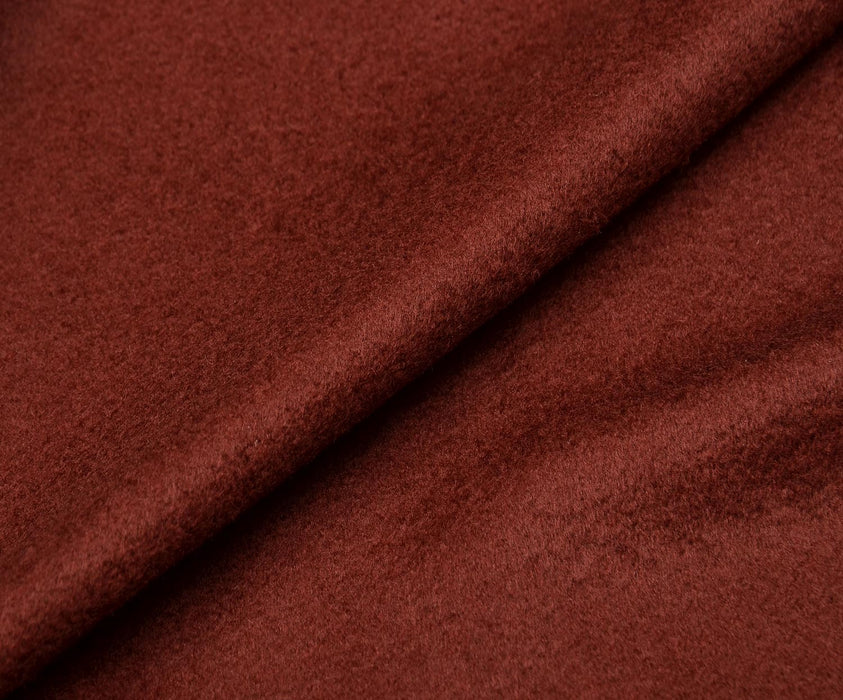 KAŞMİR EFEKTLİ KABANLIK KUMAŞ - BORDO
