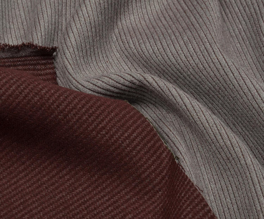 ÇİFT TARAFLI ÜST GİYİM KUMAŞI - BORDO