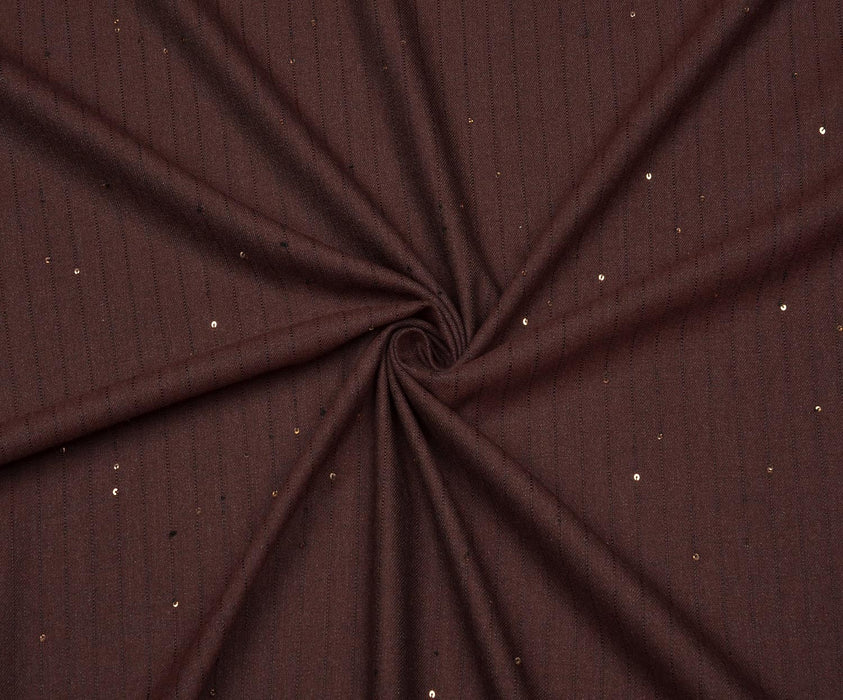 LİKRALI ETEK PANTOLONLUK KUMAŞ - BORDO