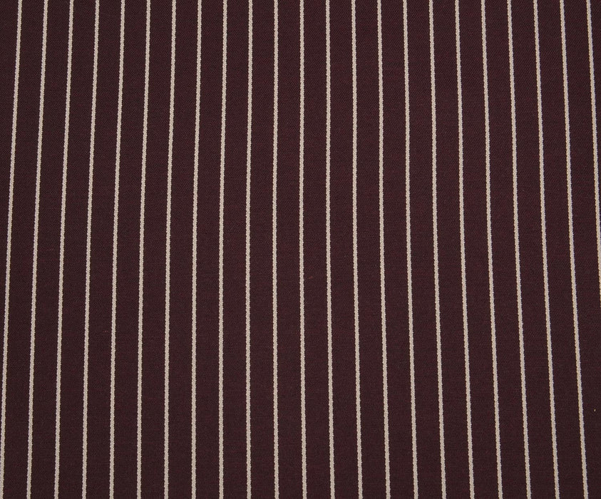 ÇİZGİLİ LİKRALI GABARDİN KUMAŞ - BORDO