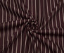 ÇİZGİLİ LİKRALI GABARDİN KUMAŞ - BORDO