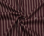 ÇİZGİLİ LİKRALI GABARDİN KUMAŞ - BORDO