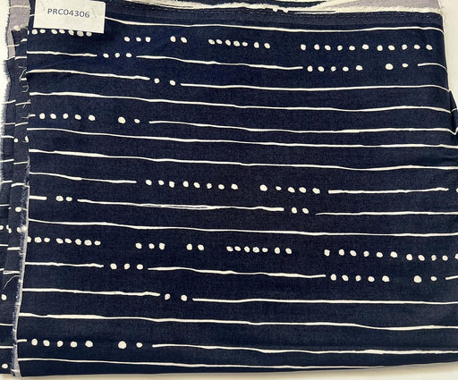 2,5 METRE DESENLİ KUMAŞ - LACİVERT