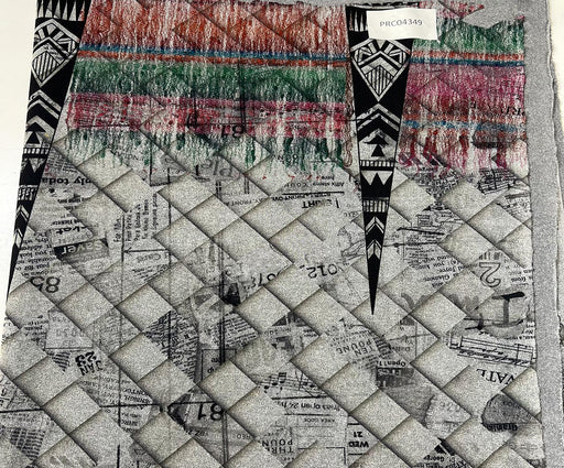 1,7 METRE DESENLİ JARSE KUMAŞ - GRİ