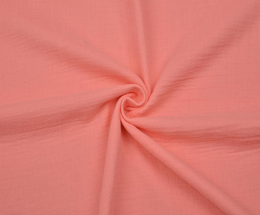ÇİFT KAT MÜSLİN KUMAŞ - PEMBE