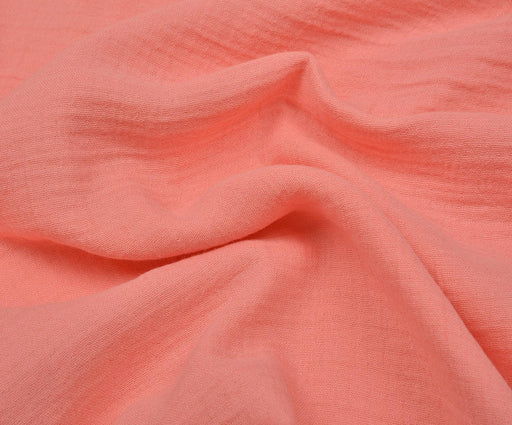 ÇİFT KAT MÜSLİN KUMAŞ - PEMBE