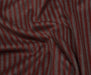 KAŞMİR EFEKTLİ ÇİZGİLİ KAŞE KABANLIK KUMAŞ - BORDO