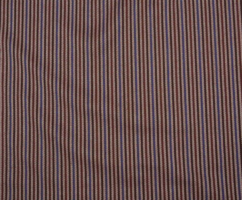 ÇİZGİLİ LİKRALI GABARDİN KUMAŞ - BORDO