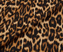 LEOPAR DESENLİ KREP KUMAŞ - TABA