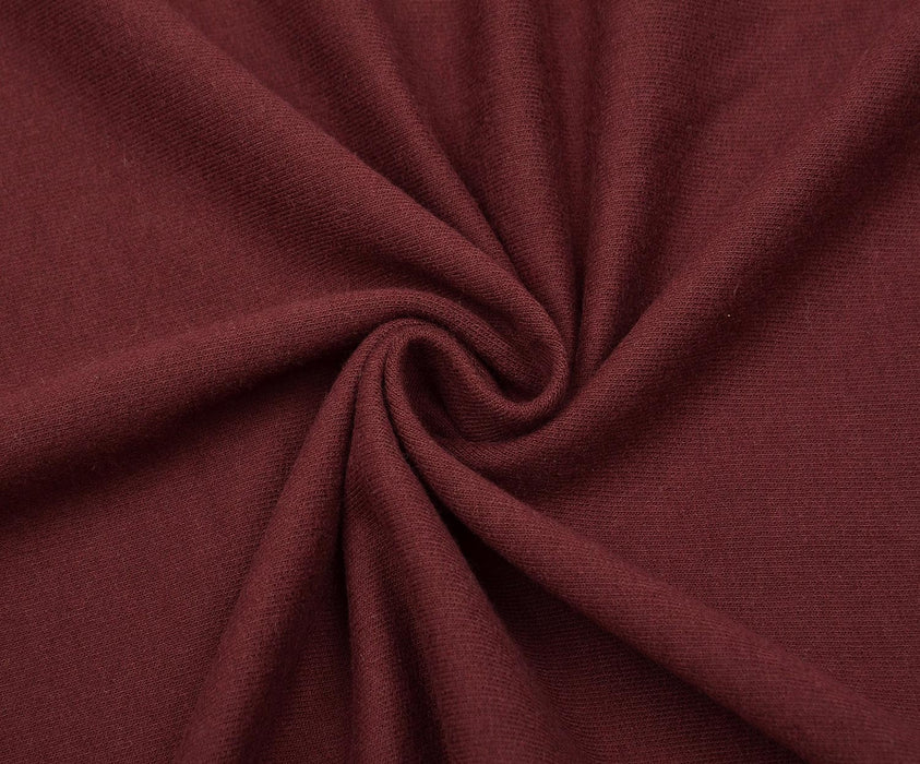 ÜÇ İPLİK ŞARDONLU KUMAŞ - BORDO